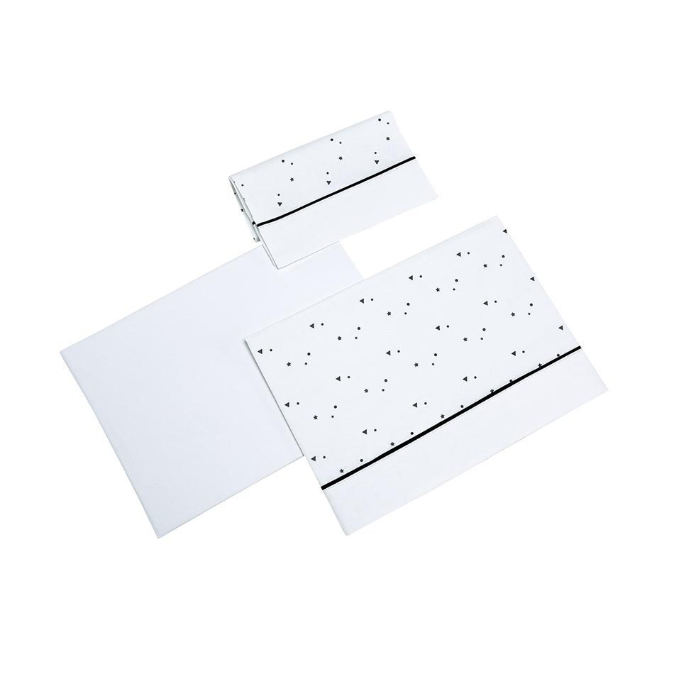 Juego Sábanas Cuna 120 X 60 (3 Piezas) Tx-821 Claire