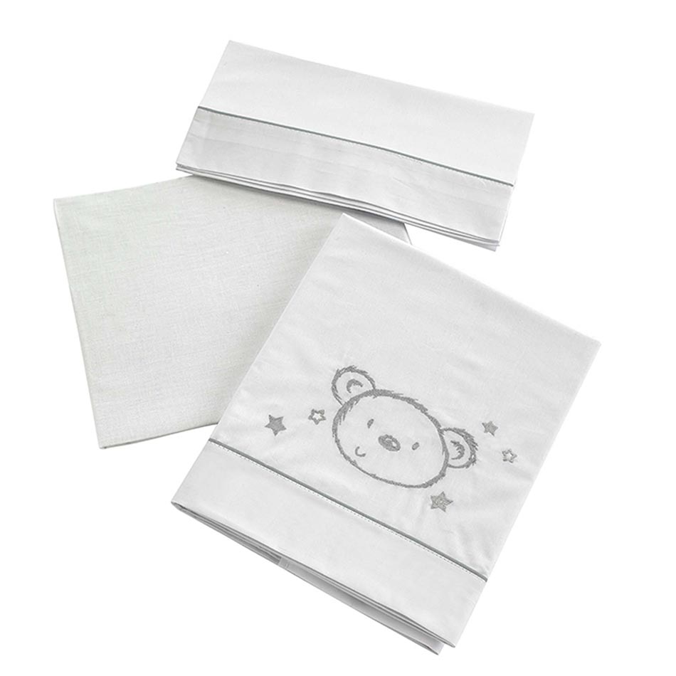 juego sabanas cuna 120 x 60 3 piezas tx 821 sweet bear